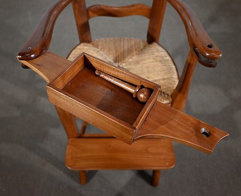 Late 19th Century High Chair in Solid Cherrywood-RVK-1452740