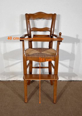 Late 19th Century High Chair in Solid Cherrywood-RVK-1452740