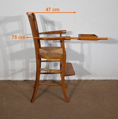 Late 19th Century High Chair in Solid Cherrywood-RVK-1452740