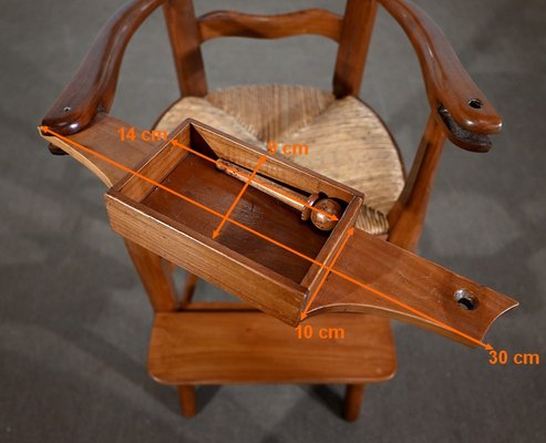 Late 19th Century High Chair in Solid Cherrywood-RVK-1452740