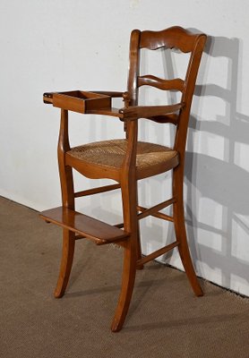 Late 19th Century High Chair in Solid Cherrywood-RVK-1452740