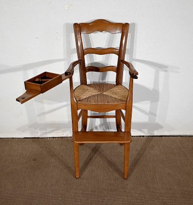 Late 19th Century High Chair in Solid Cherrywood-RVK-1452740