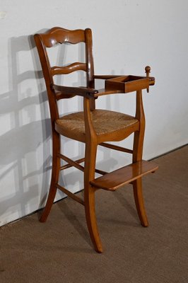 Late 19th Century High Chair in Solid Cherrywood-RVK-1452740