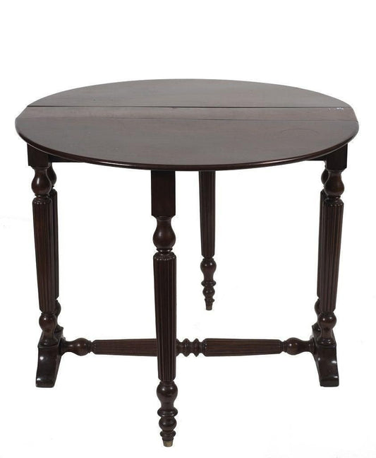 Late-19th Century Italian Mahogany Side Table