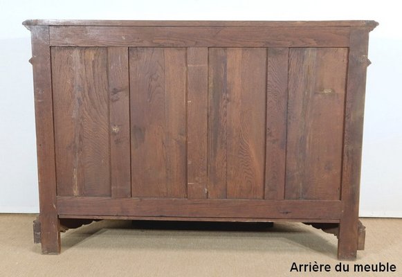 Late 19th Century Louis Philippe Style Oak Buffet-RVK-1386792