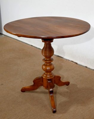 Late 19th Century Louis Philippe Style Walnut Pedestal Table-RVK-1453833