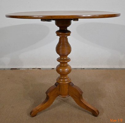 Late 19th Century Louis Philippe Style Walnut Pedestal Table-RVK-1453833