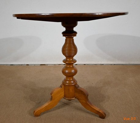 Late 19th Century Louis Philippe Style Walnut Pedestal Table-RVK-1453833