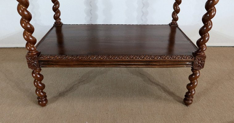 Late 19th Century Louis XIII Style Solid Oak Desk-RVK-1328932