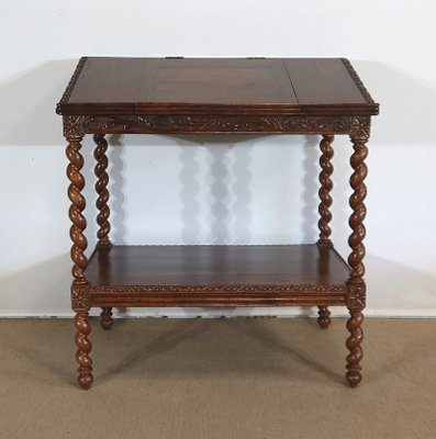 Late 19th Century Louis XIII Style Solid Oak Desk-RVK-1328932