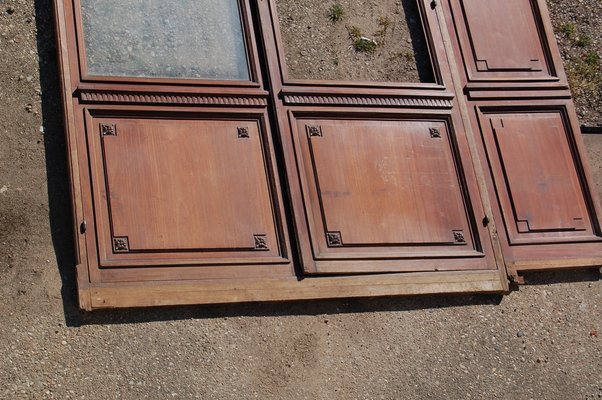 Late 19th Century Louis XVI Wall Panel in Mahogany-AWH-1359445