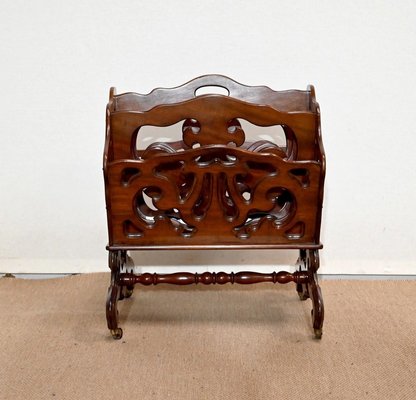 Late 19th Century Magazine Rack in Mahogany-RVK-1421557