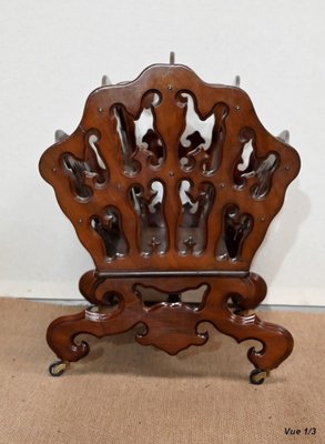 Late 19th Century Magazine Rack in Mahogany-RVK-1421557