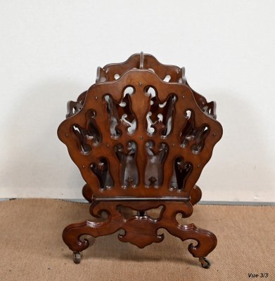 Late 19th Century Magazine Rack in Mahogany-RVK-1421557