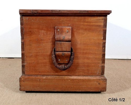 Late 19th Century Mahogany Travel Trunk-RVK-1386803