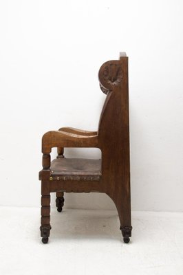 Late 19th Century Massive Throne Chair in Historicist Style-HXT-985890