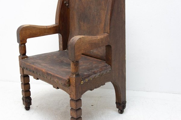 Late 19th Century Massive Throne Chair in Historicist Style-HXT-985890