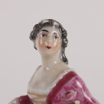 Late 19th Century Painted Porcelain Figurines, Set of 2-VMM-1724820