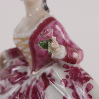 Late 19th Century Painted Porcelain Figurines, Set of 2-VMM-1724820