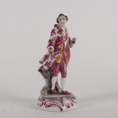 Late 19th Century Painted Porcelain Figurines, Set of 2-VMM-1724820