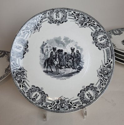 Late 19th Century Plates from Boch La Louvière, Set of 18-SYQ-1791611