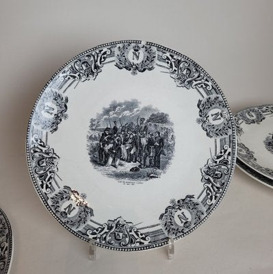 Late 19th Century Plates from Boch La Louvière, Set of 18-SYQ-1791611