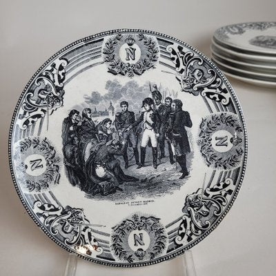 Late 19th Century Plates from Boch La Louvière, Set of 18-SYQ-1791611