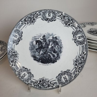 Late 19th Century Plates from Boch La Louvière, Set of 18-SYQ-1791611