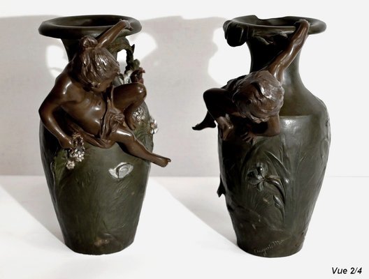 Late 19th Century Regula Vases, Set of 2-RVK-1394841