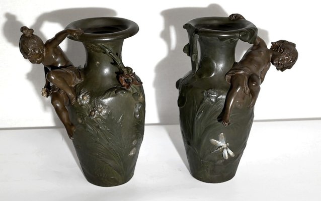 Late 19th Century Regula Vases, Set of 2-RVK-1394841