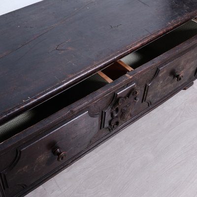 Late 19th Century Revisited Wooden Chest with Single Drawer with Two Compartments-XSG-2040972