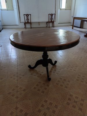 Late 19th Century Round Table in Mahogany-ZFY-1732117