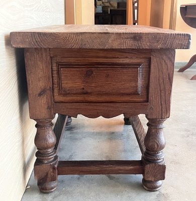 Late 19th Century Rustic Pyrenees Mountains Side Table, 1890s-PSK-1792290