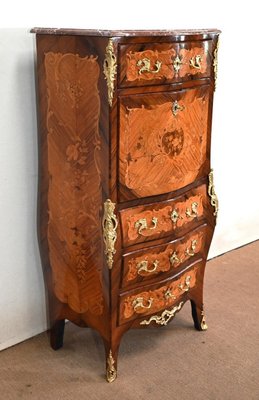 Late 19th Century Secretary in Marquetry-RVK-1402404