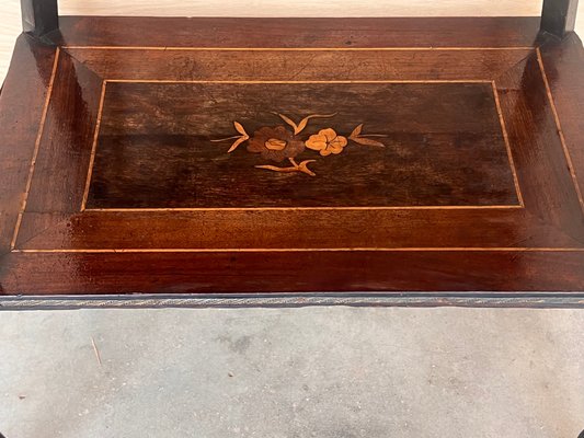 Late 19th Century Sewing Table in Wood Marquetry and Brass, France, 1890s-PSK-2017186