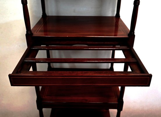 Late 19th Century Solid Mahogany Shelf, England-RVK-1421316