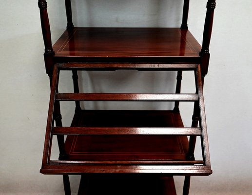 Late 19th Century Solid Mahogany Shelf, England-RVK-1421316