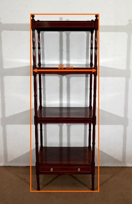 Late 19th Century Solid Mahogany Shelf, England-RVK-1421316