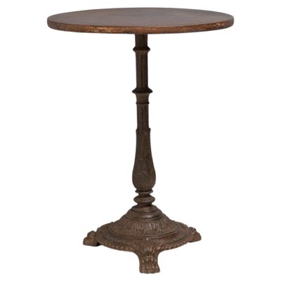 Late 19th Century Swedish Round Solid Cast Iron Table-MJF-1252349