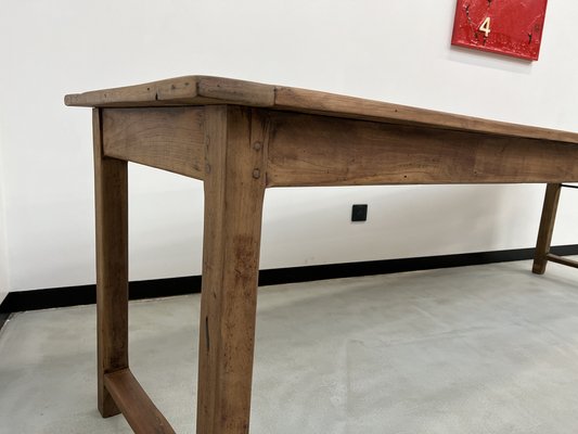 Late 19th Cetury French Farm Table in Cherry, 1890s-WKI-1752605