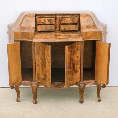 Late 19th to Early 20th Century Walnut Briar Secretaire-BEW-1313264