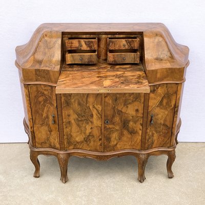 Late 19th to Early 20th Century Walnut Briar Secretaire-BEW-1313264