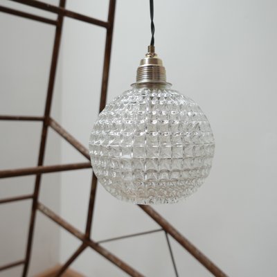 Late 20th Century Dutch Glass Ball Pendant Lamp-JRP-951140