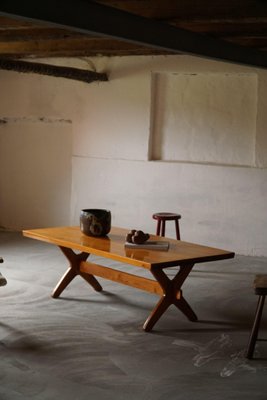 Late 20th Century Modern Danish Pine Rectangular Coffee Table, 1960s-MXF-1385303