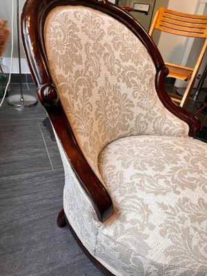 Late Biedermeier Armchair, 1860s-SEI-1408035