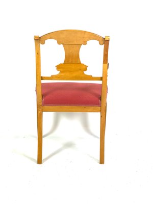 Late Empire Birch Armchairs, 1840s, Set of 2-UY-1157920