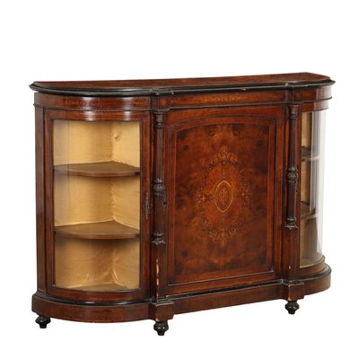 Late Victorian Cabinet in Burl Veneer, Italy, Late 19th Century-VMM-2042308