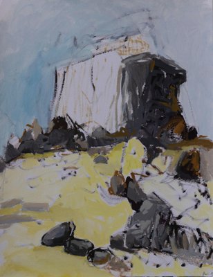 Laurence Forbin, Kars Le Fort, 21st Century, Mixed Media on Paper-CHG-1442328