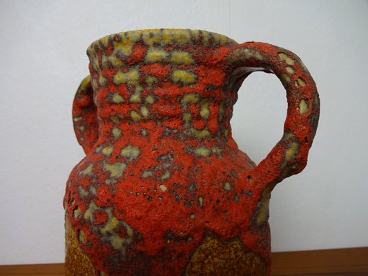 Lava 1771-22 Ceramic Vase from Übelacker Keramik, Germany, 1970s-RDW-1665156