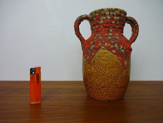 Lava 1771-22 Ceramic Vase from Übelacker Keramik, Germany, 1970s-RDW-1665156